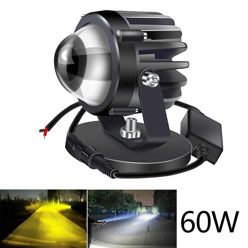 Universal Motorcycle Led Headlight Projector - Projektor motocyklowy Światło laserowe Lampa LED
