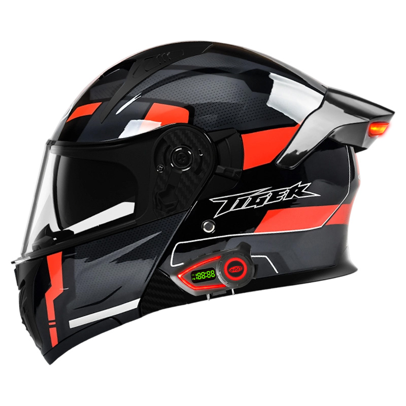 Inteligentna lampka tylna LED  – Full Face Motorcycle Helmet With Bluetooth recenzja i cena