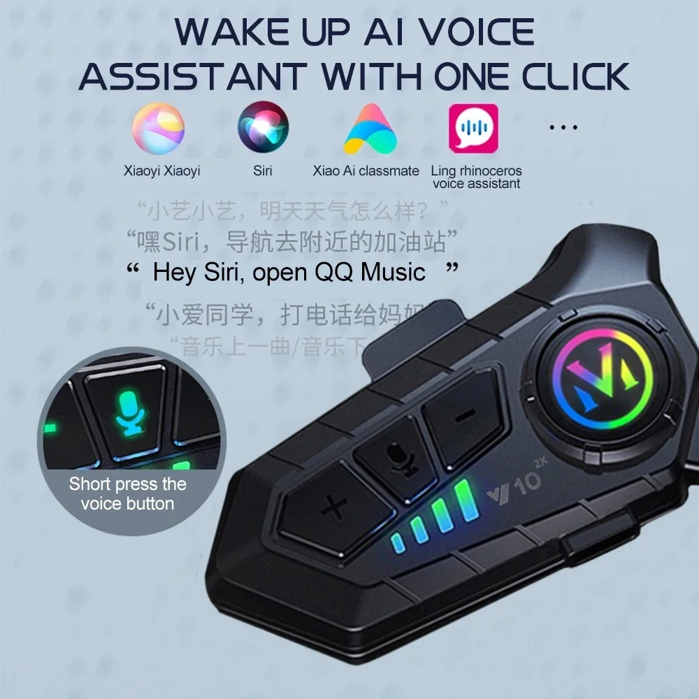 V10 2X Bluetoothowy Interkom d – Universal Motorcycle Helmet Intercom Headset recenzja i cena