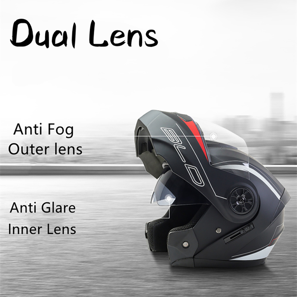 Modułowy kask motocyklowy z po – Full Face Motorcycle Helmet With Bluetooth recenzja i cena