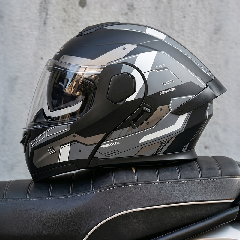 Kask motocyklowy otwarty z cer – Full Face Motorcycle Helmet With Bluetooth recenzja i cena