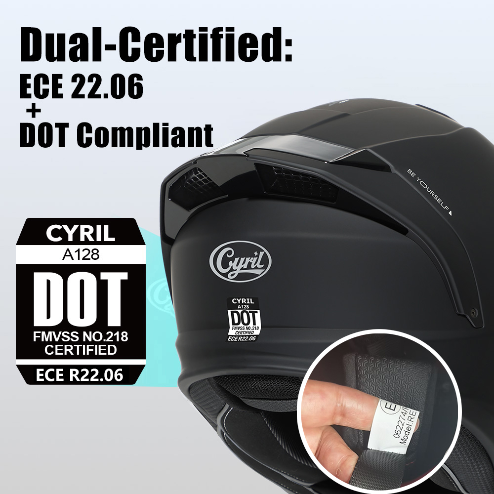 Kask motocyklowy modułowy CYRI – Modular Flip Up Motorcycle Helmet Dot Approved recenzja i cena