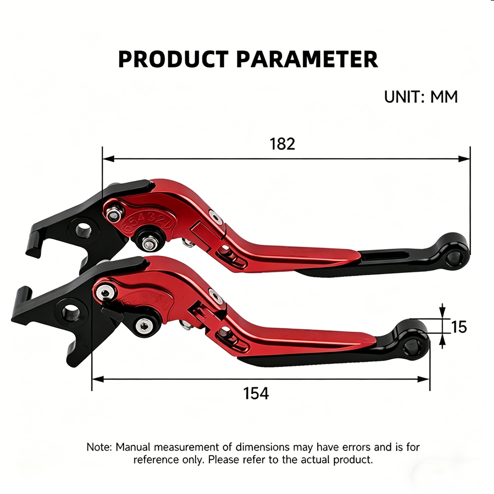 Akcesoria motocyklowe do YAMAH – Cnc Aluminum Adjustable Brake Clutch Levers recenzja i cena