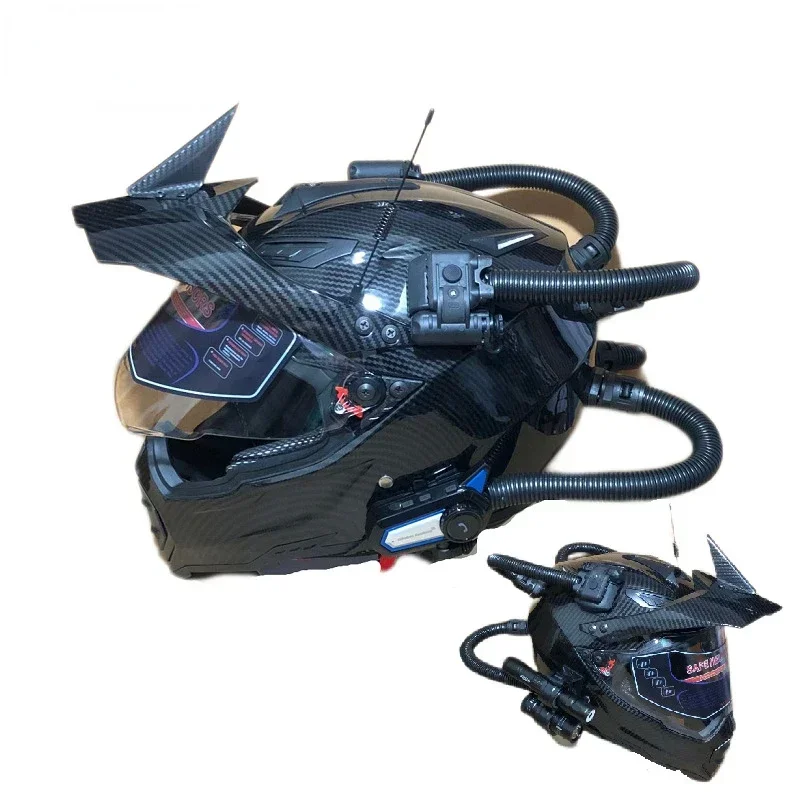 Kask Retro Motocyklowy Off-roa – Full Face Motorcycle Helmet With Bluetooth recenzja i cena