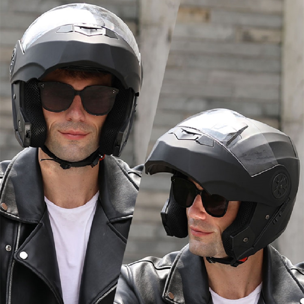 Spersonalizowany kask motocykl – Full Face Motorcycle Helmet With Bluetooth recenzja i cena